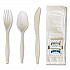 Six-Piece Cutlery Kit, Mediumweight, Fork/Knife/Napkin/Pepper/Salt/Spoon, 5.86