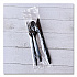 Three-Piece Polypropylene Cutlery Kit, Mediumweight, Fork/Knife/Spoon, Plastic, Black, 250/Carton (3KITBLPP)