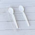 Heavyweight Wrapped Polystyrene Cutlery, Soup Spoon, Plastic, White, 1,000/Carton (SOUPWHPS)