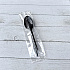 Mediumweight Polypropylene Cutlery, Individually Wrapped, Spoon, Plastic, Black, 1,000/Carton (SPOONBLPPIW)