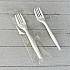 Mediumweight Wrapped Polypropylene Cutlery, Fork, 5.51