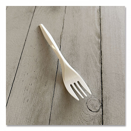 Mediumweight Polypropylene Cutlery, Fork, 5.51