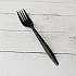 Mediumweight Polypropylene Cutlery, Fork, Plastic, Black, 1,000/Carton (FORKBLPP)