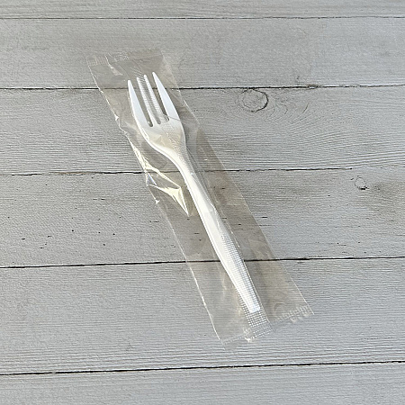 Mediumweight Wrapped Polypropylene Cutlery, Fork, 5.51
