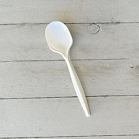 Mediumweight Polypropylene Cutlery, Soup Spoon, 4.86