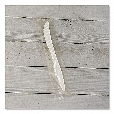 Mediumweight Wrapped Polypropylene Cutlery, Knife, 5.86
