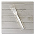 Heavyweight Wrapped Polystyrene Cutlery, Fork, Plastic, White, 1,000/Carton (FORKWHPSIW)