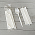 School Cutlery Kit, Mediumweight, Napkin/Spork/Straw, 5.31
