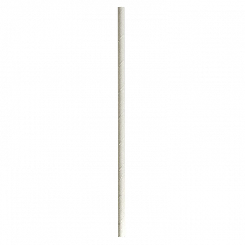 Wrapped Jumbo Paper Straws, 7.75", Paper, White, 320/Pack, 4 Packs/Carton (PPRSTRWIW)