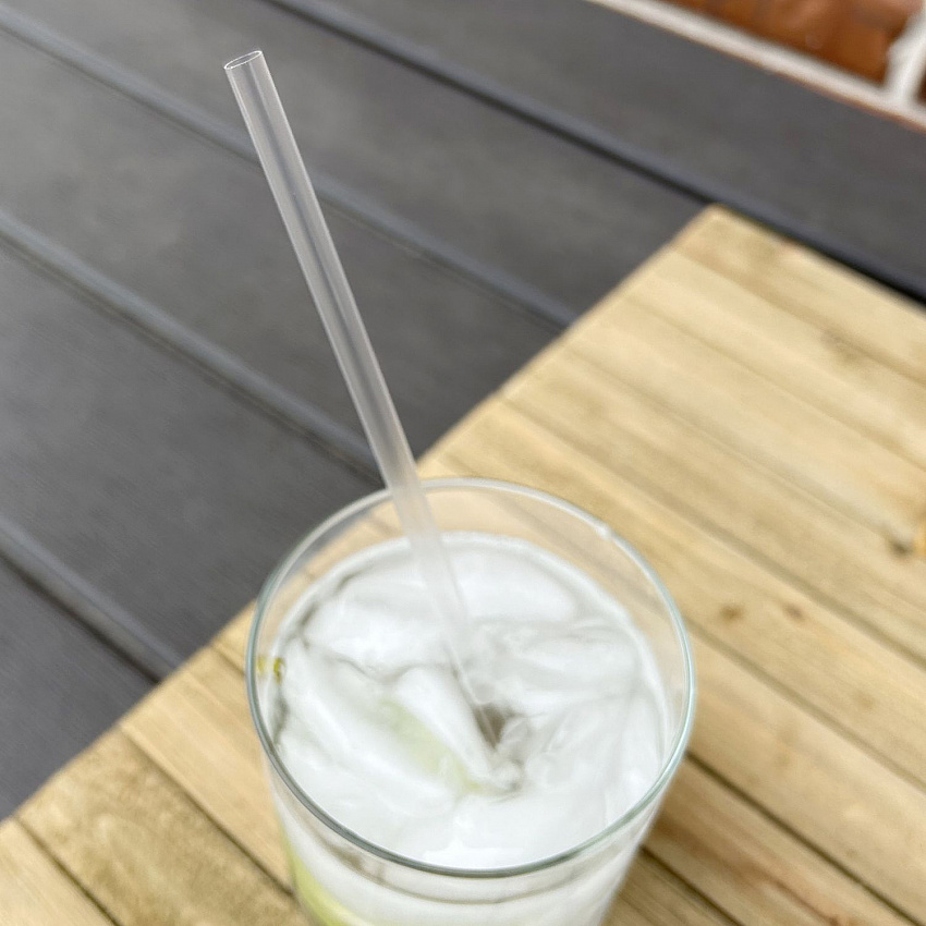 Jumbo Straws, 7.75", Polypropylene, Clear, 250/Pack, 10 Packs/Carton (JSTUW775)