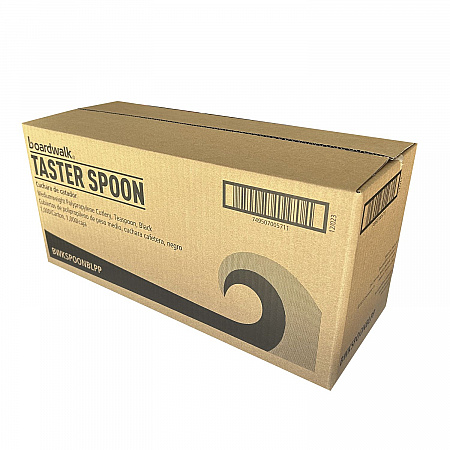 Mediumweight Polypropylene Cutlery, Spoon, Plastic, Black, 1,000/Carton (SPOONBLPP)