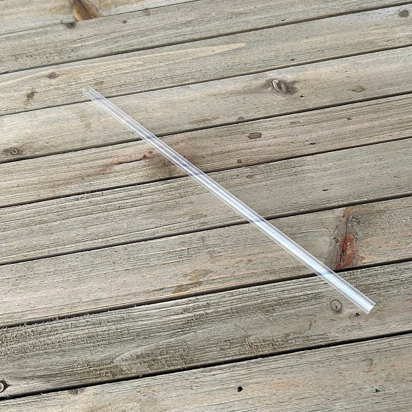 Jumbo Straws, 7.75", Polypropylene, Clear, 250/Pack, 10 Packs/Carton (JSTUW775)