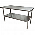 Stainless Steel Flat Top Work Tables, 60w x 30d x 36h, Silver, 2/Pallet (2VT6030)