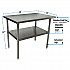 Stainless Steel Flat Top Work Tables, 48w x 30d x 36h, Silver, 2/Pallet (2VT4830)