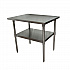 Stainless Steel Flat Top Work Tables, 36w x 30d x 36h, Silver, 2/Pallet (2VT3630)