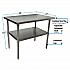 Stainless Steel Flat Top Work Tables, 48w x 24d x 36h, Silver, 2/Pallet (2VT4824)