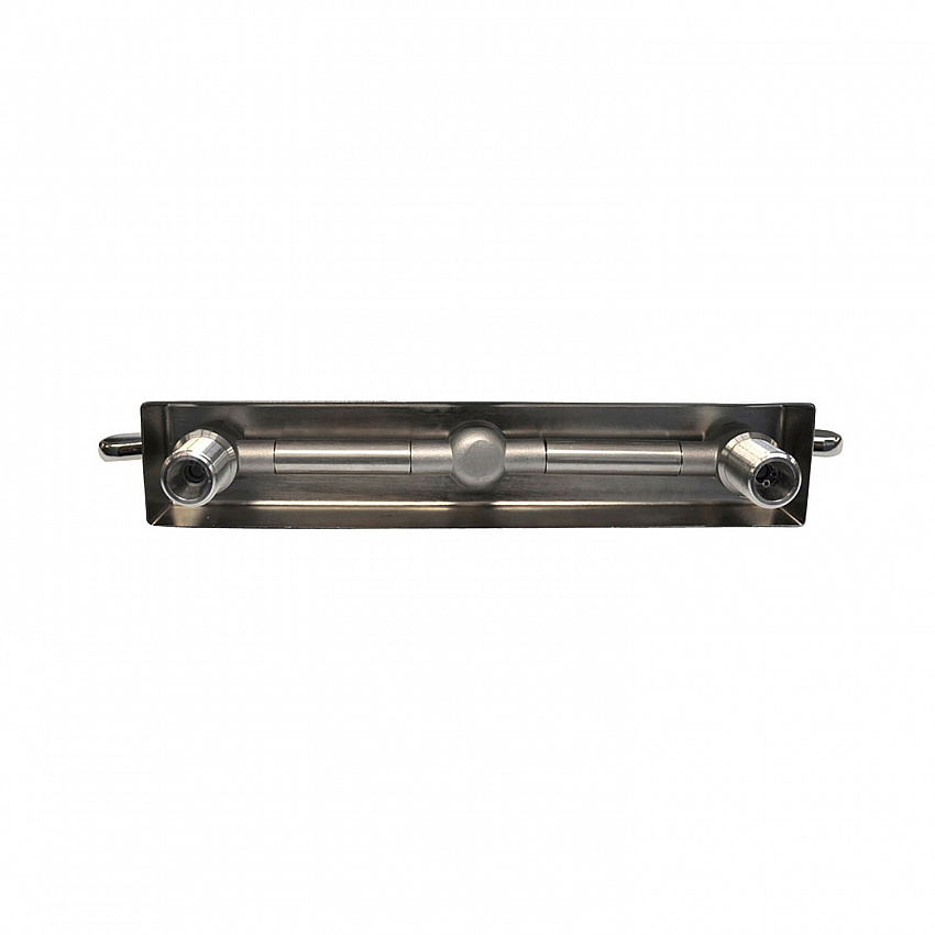 Evolution Splash Mount Stainless Steel Faucet, 4.63" Height, 8" Reach, Stainless Steel (EVO8SM8)