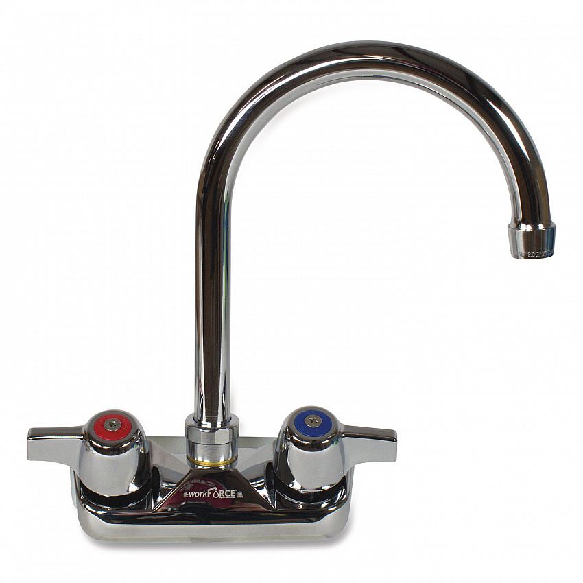 WorkForce Standard Duty Faucet, 9.5" Height/5" Reach, Chrome-Plated Brass (BKFW5GM)