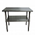 Stainless Steel Flat Top Work Tables, 48w x 24d x 36h, Silver, 2/Pallet (2VT4824)