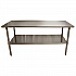 Stainless Steel Flat Top Work Tables, 72w x 30d x 36h, Silver, 2/Pallet (2VT7230)