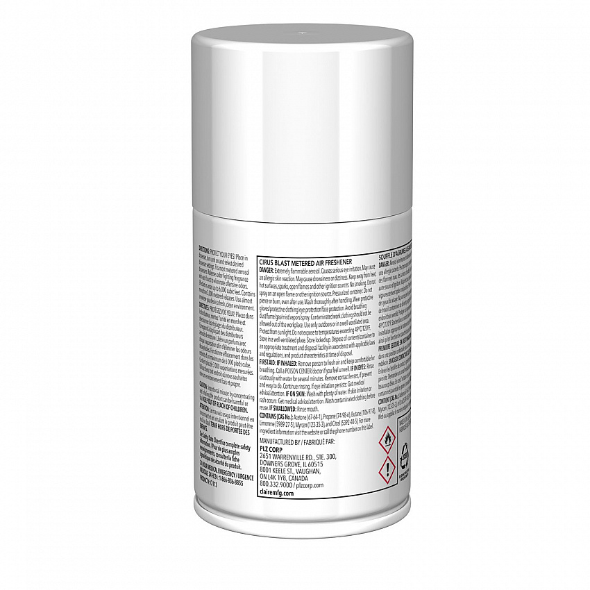 Metered Air Freshener, 7 oz Aerosol Spray, Citrus Blast, 12/Carton (112)