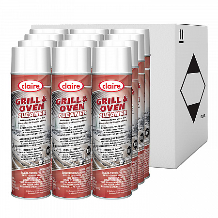 Grill and Oven Cleaner, 18 oz Aerosol Spray, 12/Carton (826)