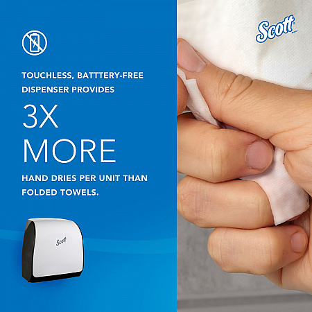 Slimroll Manual Towel Dispenser, 12.65 x 13.02 x 7.18, White (47091)