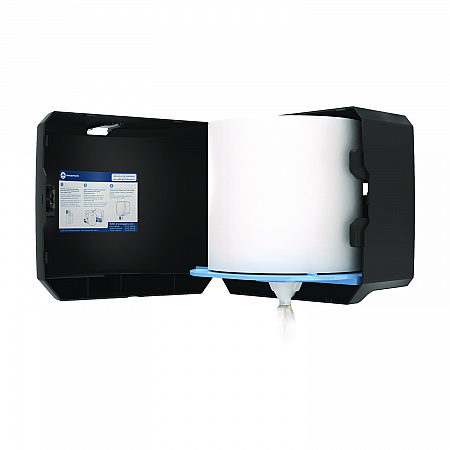 SofPull CenterPull Hand Towel Dispenser, 10.13 x 10.58 x 11.33, Black (58201B)