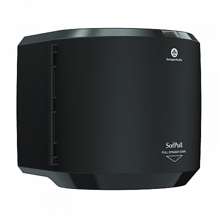 SofPull CenterPull Hand Towel Dispenser, 10.13 x 10.58 x 11.33, Black (58201B)