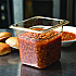 StorPlus High Heat Food Pan, 2.5 qt, 6.38 x 6.75 x 6, Amber, Plastic (3088513)