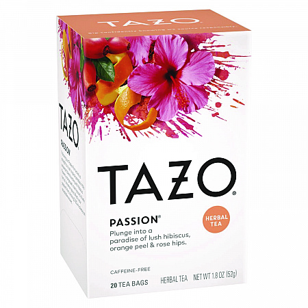 Tea Bags, Passion, 20/Box, 6 Boxes/Carton (20045)