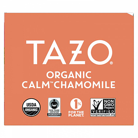 Tea Bags, Organic Calm Chamomile, 16/Box, 6 Boxes/Carton (00354)