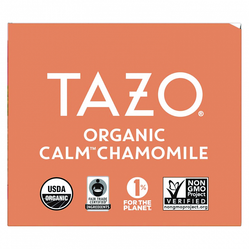 Tea Bags, Organic Calm Chamomile, 16/Box, 6 Boxes/Carton (00354)