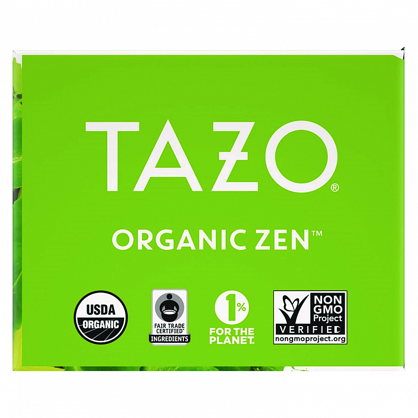 Tea Bags, Organic Zen, 16/Box, 6 Boxes/Carton (00309)