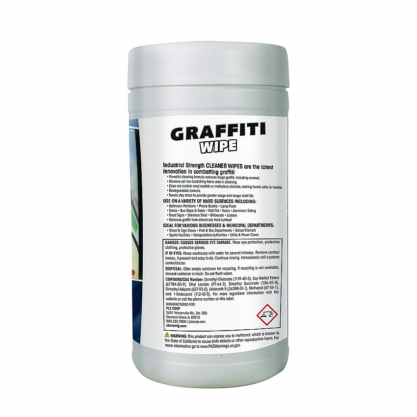 Graffiti Wipe, 1-Ply, 12 x 9.5, Mild Scent, Purple, 6/Carton (963)