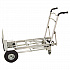 3-in-1 Convertible Hand Truck, 800 lb to 1,000 lb Capacity, 21.06 x 21.85 x 48.03, Aluminum (12312ABL1E)