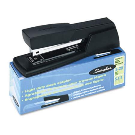 Swingline Light-Duty Full Strip Desk Stapler, 20-Sheet Capacity, Black (40701)