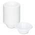Tablemate Plastic Dinnerware, Bowls, 5 oz, White, 125/Pack (5244WH)