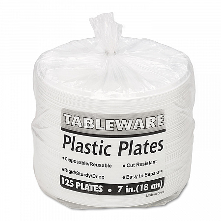 Plastic Dinnerware, Plates, 7