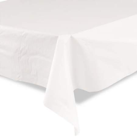Tablemate Plastic Table Cover, 40" x 300 ft, White (BIO1403WH)