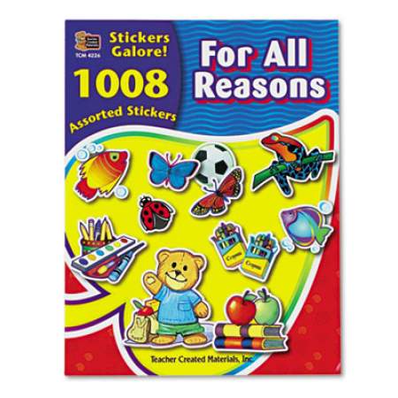 Teacher Created Resources Sticker Book, For All Reasons, 1,008/pack (4226)