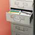 Tennsco Seven-Drawer Multimedia/Card File Cabinet, Black, 19.13" x 28.5" x 52" (CF758BK)