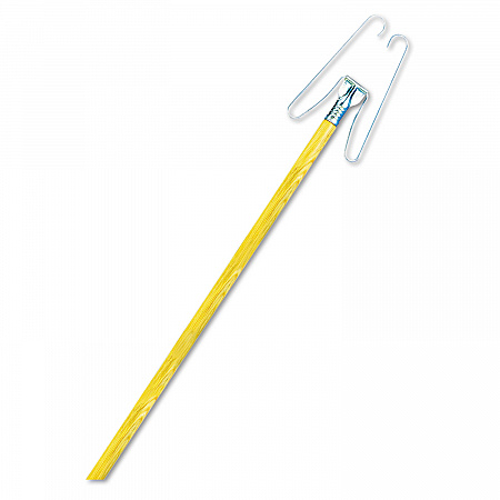 Wedge Dust Mop Head Frame/Lacquered Wood Handle, 0.94