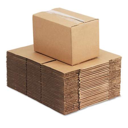 General Supply Fixed-Depth Shipping Boxes, Regular Slotted Container (RSC), 10" x 6" x 6", Brown Kraft, 25/Bundle (1066)