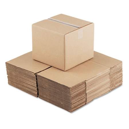 General Supply Fixed-Depth Shipping Boxes, Regular Slotted Container (RSC), 12" x 12" x 10", Brown Kraft, 25/Bundle (121210)