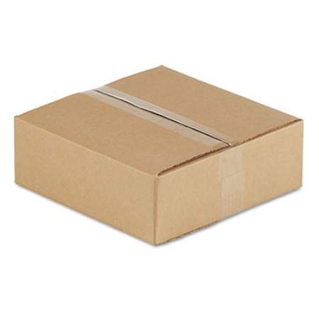 General Supply Fixed-Depth Shipping Boxes, Regular Slotted Container (RSC), 12" x 12" x 4", Brown Kraft, 25/Bundle (12124)