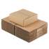 General Supply Fixed-Depth Shipping Boxes, Regular Slotted Container (RSC), 12" x 12" x 4", Brown Kraft, 25/Bundle (12124)
