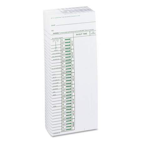 Time Clock Cards for Acroprint ATT310, One Side, 4 x 10, 200/Pack (096103080)