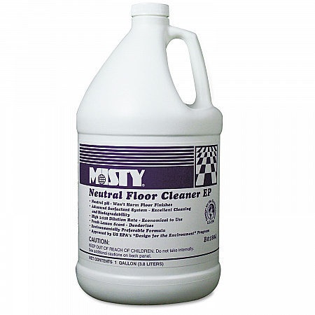 Neutral Floor Cleaner EP, Lemon Scent, 1 gal Bottle, 4/Carton (1033704)