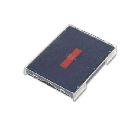 Trodat T4729 Self-Inking Stamp Replacement Pad, 1.56" x 2", Blue/Red (P4729BR)